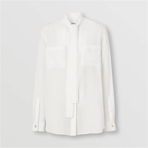 burberry seidenblusen mit burberry muster weiß|Burberry signatures for men.